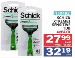 Arrow Cash And Carry Schick Xtreme3 Sensitive offer