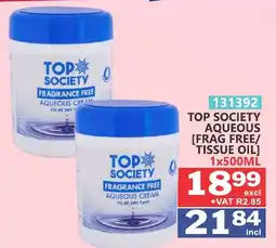 Arrow Cash And Carry TOP SOCIETY AQUEOUS CREAM offer