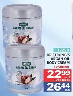 Arrow Cash And Carry Dr.strong's argan oil body cream offer