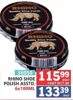 Arrow Cash And Carry RHINO SHOE POLISH ASSTD. offer