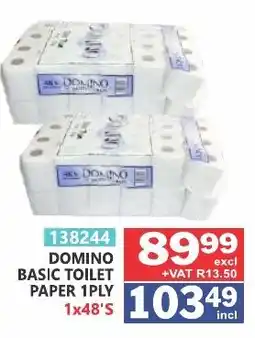 Arrow Cash And Carry DOMINO BASIC TOILET PAPER 1PLY offer