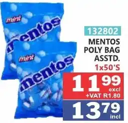 Arrow Cash And Carry MENTOS POLY BAG Assorted offer