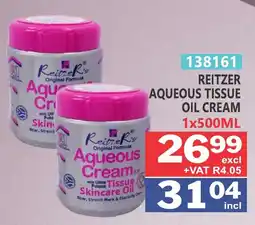 Arrow Cash And Carry REITZER AQUEOUS TISSUE OIL CREAM offer