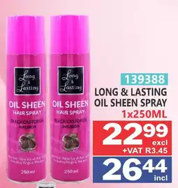 Arrow Cash And Carry Long & Lasting Oil Sheen Hair Spray offer