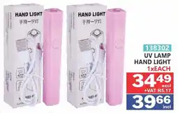 Arrow Cash And Carry UV LAMP HAND LIGHT offer