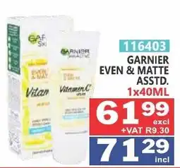 Arrow Cash And Carry Garnier Even & Matte Vitamin C offer