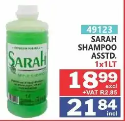 Arrow Cash And Carry SARAH SHAMPOO ASST.D. offer