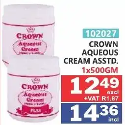 Arrow Cash And Carry CROWN AQUEOUS CREAM ASSTD. offer