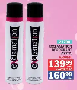 Arrow Cash And Carry Exclamation Deodorant offer