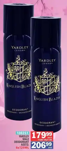 Arrow Cash And Carry Yardley English Blazer Deodorant offer