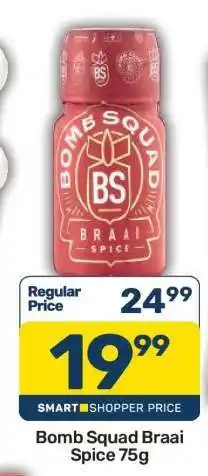 Pick n Pay Bomb Squad Braai Spice 75g offer