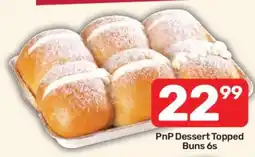 Pick n Pay Hypermarket PnP Dessert Topped Buns 6s offer