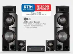 OK Furniture LG AV Receiver System offer