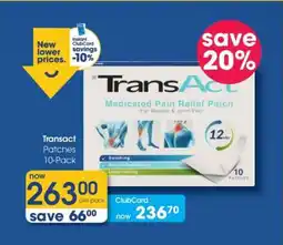 Clicks Transact Patches 10-Pack offer