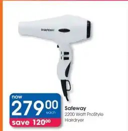 Clicks Safeway 2200 Watt ProStyle Hairdryer offer