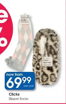 Clicks Clicks Slipper Socks offer