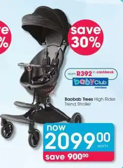 Clicks Baobab Trees High Rider Trend Stroller offer