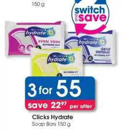 Clicks Clicks Hydrate offer