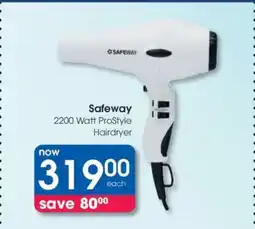 Clicks Safeway 2200 Watt ProStyle Hairdryer offer