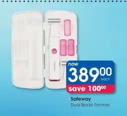 Clicks Safeway Dual Blade Trimmer offer