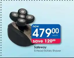 Clicks Safeway 5-Head Rotary Shaver offer
