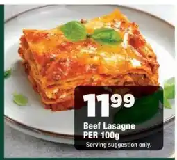 OK Foods Beef Lasagne offer