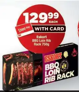 OK Foods Eskort BBQ Loin Rib Rack 750g offer