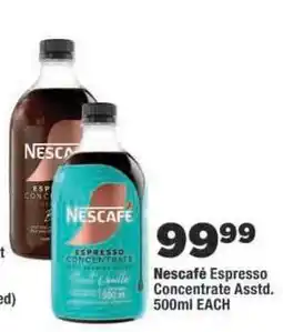 OK Foods Nescafé Espresso Concentrate Asstd offer