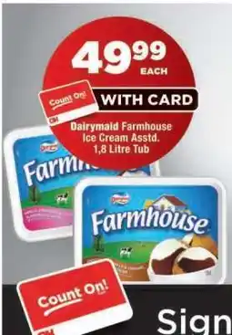 OK Foods DAIRYMAID Farmhouse Ice Cream Assorted offer