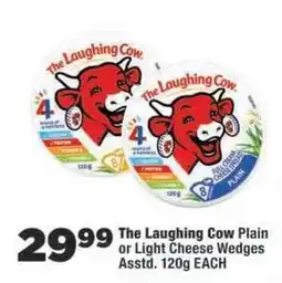 OK Foods The Laughing Cow Plain or Light Cheese Wedges offer