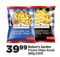 OK Foods Nature's Garden Frozen Chips Asstd offer
