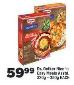 OK Foods Dr. Oetker Nice ‘n Easy Meals Assorted offer