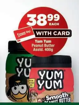 OK Foods Yum Yum Peanut Butter offer