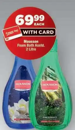 OK Foods Mousson Foam Bath Asstd offer