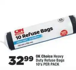 OK Foods OK Choice Heavy Duty Refuse Bags offer