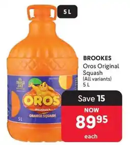 Makro Brookes Oros Original Squash offer