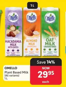 Makro OMELLO Plant Based Milk offer