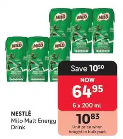 Makro NESTLÉ Milo Malt Energy Drink offer