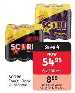 Makro SCORE Energy Drink (All variants) offer