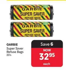 Makro GARBIE Super Saver Refuse Bags 20's offer