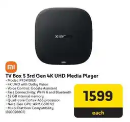 Makro TV Box S 3rd Gen 4K UHD Media Player offer