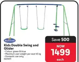 Makro Kids Double Swing and Glider offer