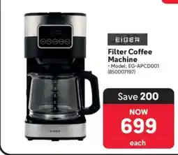 Makro Eiger Filter Coffee Machine offer