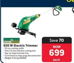 Makro 650 W Electric Trimmer offer
