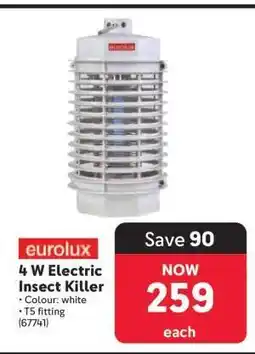 Makro eurolux 4 W Electric Insect Killer offer