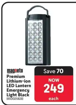 Makro Magneto Premium Lithium-ion LED Lantern Emergency Light Black offer
