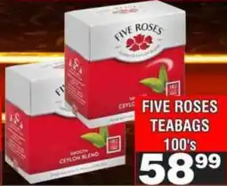 Advance Cash n Carry FIVE ROSES TEABAGS offer