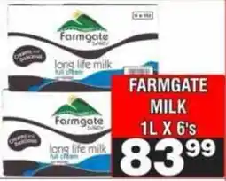 Advance Cash n Carry Farmgate long life milk offer