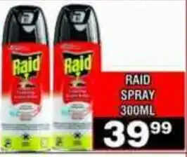 Advance Cash n Carry Raid Spray offer