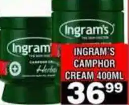 Advance Cash n Carry Ingram's Camphor Cream offer